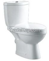 the Mechanical straight-flushing one piece toilet