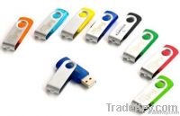 2GB swivel USB flash drive, supports plug and play function