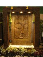 buddha face fountain