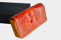 Real Crocodile Leather Wallet