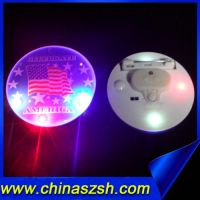 Charming led badge on clothes