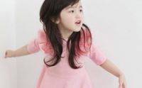 Lady-Like Pink Dress - Korean Kids Clothing