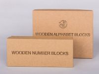 Set of 30 alphabet and numbered blocks