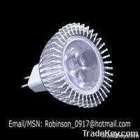 MR16 3X1W LED spotlight(MR11/GU10/E14/E26/E27)