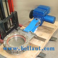 Motorized Gate Valve with electric actuator (knife type, wedge