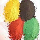 iron oxide red green black brown blue yellow