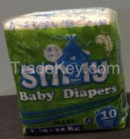 Smily Disposable Baby Diapers Economy Range 
