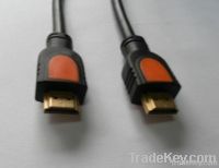 HDMI 19 Male to HDMI 19 Male Orange-Black Color