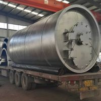 Newest technology patented waste tyre pyrolysis plant to fuel oil