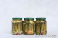 Pickled Cucumber Glass Jar
