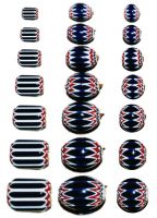 Chevron Trade Beads