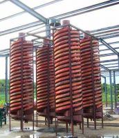 sprial chute for chromite ore, iron ore, tin ore, gold ore, manganese