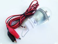 12V DC 3W Led Bulb Light Clamp for Solar System and DC System