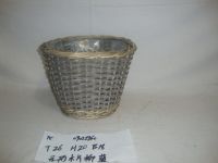 willow &wood chip basket