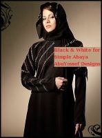 beautiful black abaya