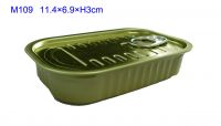 Tin Tinplate Canned container tub box food canned box w/lid