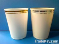 disposable plastic cup 10oz with hot stamping