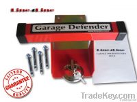 Garage door defender lock