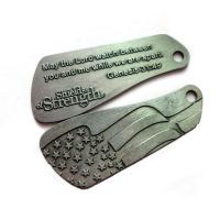 Military Dog Tag, Made of zinc alloy
