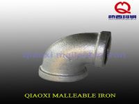 galvanized malleable pipe fitting 45 banded elbow