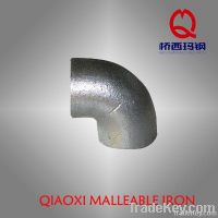 China galvanized malleabel iron pipe fitting banded elbow
