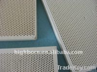 Cordierite honeycomb ceramic plate