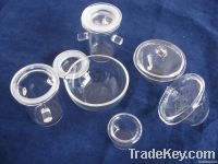 Clear quartz crucibles for melting