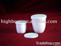 high al2o3 ceramic crucible with cap