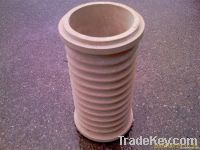 alumina ceramic screwed pipe