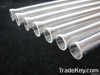 Clear quartz tubes