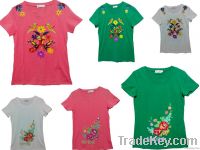 Embroidery womens Tshirt