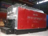 Automatic chain grate coal fired steam boiler
