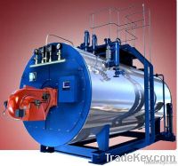 gas and oil dual fired hot water boiler