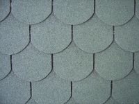 fish-scale type asphalt shingle