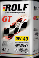 MOTOR OIL ROLF GT 0W-40 SN/CF