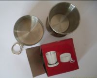 6 section folding cup with color box packing
