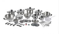 HIGH QUALITY 44PCS STAINLESS STEEL COOKWARE SETS