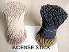 incense sticks, bamboo sticks, desiccated coconut