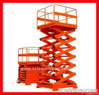 Hydraulic cargo lift elevator