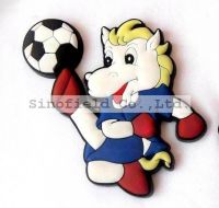 Soft Fridge Magnet Sticker Soccer Sports (SN10051)