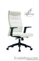 Pu leather chair with adjustable nylon armrests