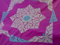 applique, patchwork cotton bedsheet