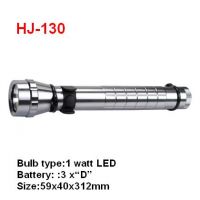 LED Aluminium Camping Flashlight Torch (HJ130)