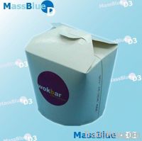 Disposable Round Bottom Paper Chinese Noodle Box / Food Container