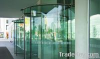 New style crystal automatic revolving door