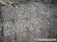 Square mangrove wood sawdust briqutte charcoal