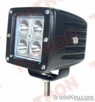 3" 16W 9-32V Square LED Driving Light with CREE chips