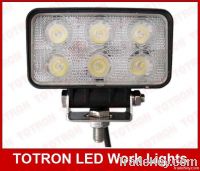 3.5" 18W 9-32V Rectangle LED Work Light
