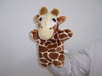 Plush Giraffe hand puppet