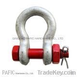 Drop Forged High Tensile Screw Pin/Safety G-209/G-2130 Anchor Shackle